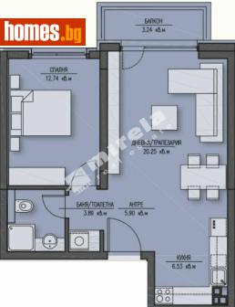 Двустаен, 79m² - Апартамент за продажба - 117169511