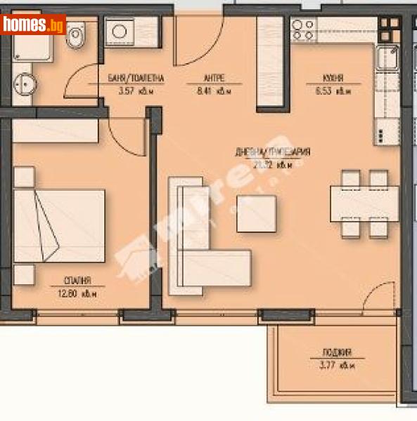 Двустаен, 86m² - Жк. Зона Б5, София - Апартамент за продажба - МИРЕЛА - 117169517