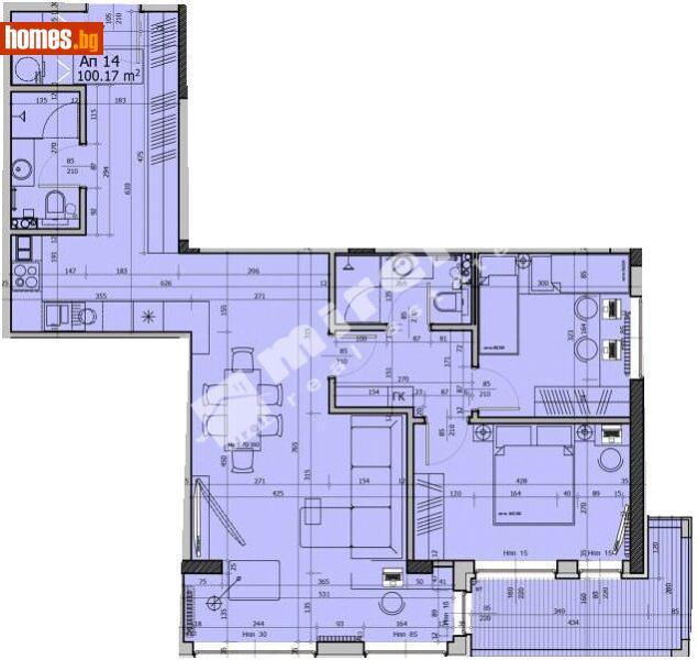 Тристаен, 125m² - Кв. Павлово, София - Апартамент за продажба - МИРЕЛА - 117169934