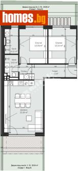 Тристаен, 94m² - Апартамент за продажба - 117170338