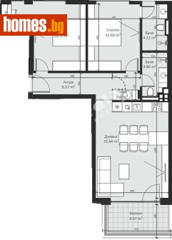 Тристаен, 110m² - Апартамент за продажба - 117170499