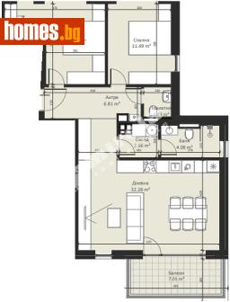 Тристаен, 117m² - Апартамент за продажба - 117170512