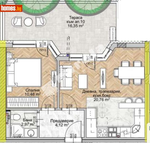 Двустаен, 54m² - София, София - град - Апартамент за продажба - МИРЕЛА - 117170940