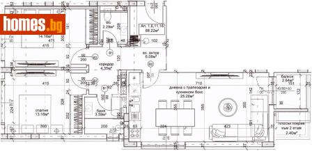 Тристаен, 101m² - Апартамент за продажба - 117171112