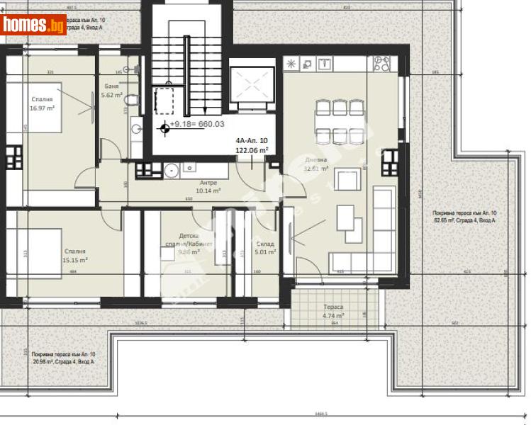 Четиристаен, 141m² - Кв. Малинова Долина, София - Апартамент за продажба - МИРЕЛА - 117171498