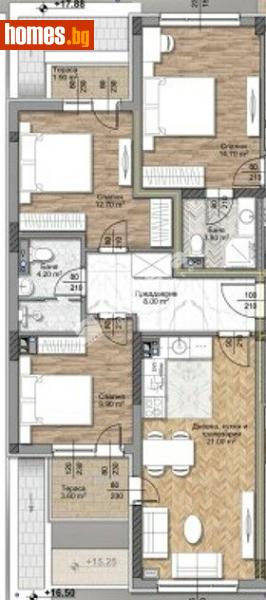 Тристаен, 90m² - София, София - град - Апартамент за продажба - МИРЕЛА - 117171662