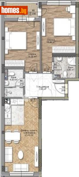 Тристаен, 100m² - София, София - град - Апартамент за продажба - МИРЕЛА - 117171907