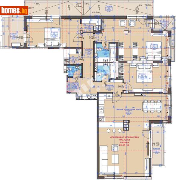 Четиристаен, 213m² - Кв. Бояна, София - Апартамент за продажба - МИРЕЛА - 117172111