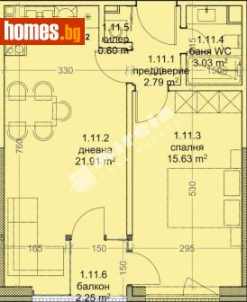Двустаен, 65m² - Апартамент за продажба - 117172320