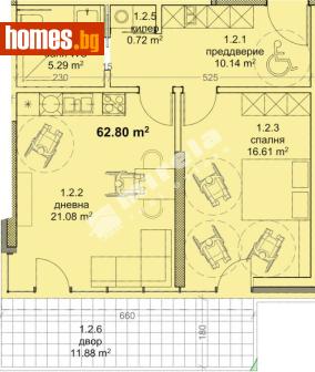 Двустаен, 76m² - Апартамент за продажба - 117172375