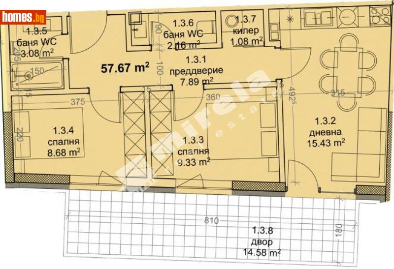 Тристаен, 69m² - Жк. Младост, Варна - Апартамент за продажба - МИРЕЛА - 117172377