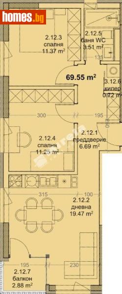 Тристаен, 84m² - Жк. Младост, Варна - Апартамент за продажба - МИРЕЛА - 117172433