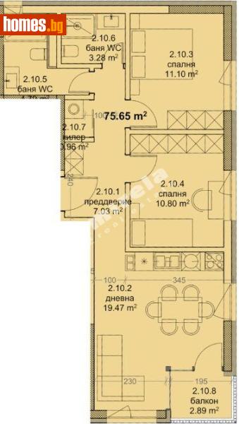 Тристаен, 91m² - Жк. Младост, Варна - Апартамент за продажба - МИРЕЛА - 117172469