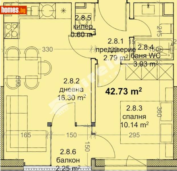 Двустаен, 51m² - Жк. Младост, Варна - Апартамент за продажба - МИРЕЛА - 117172527