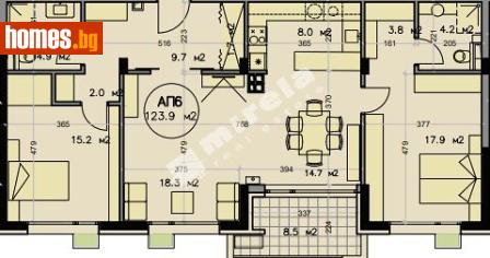 Тристаен, 138m² - Апартамент за продажба - 117172747