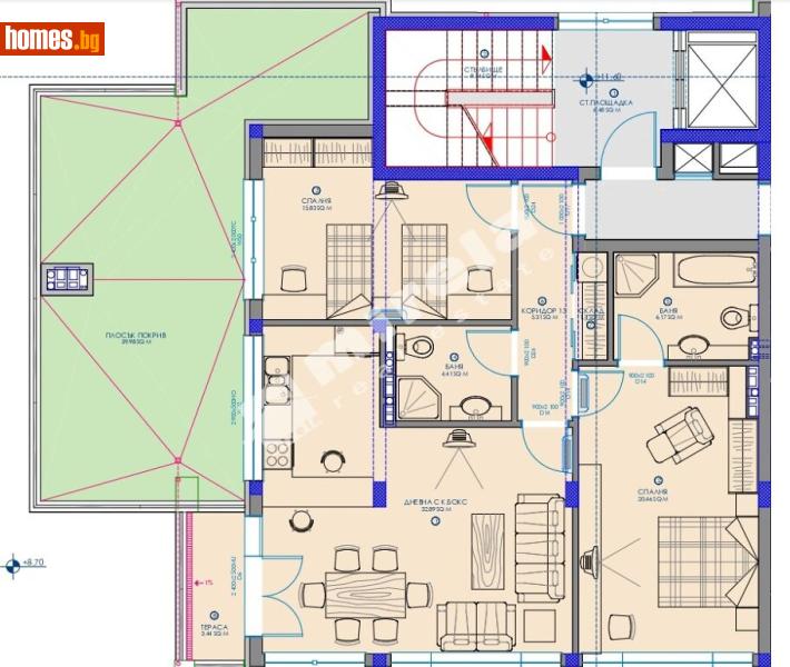 Тристаен, 166m² - Кв. Манастирски Ливади, София - Апартамент за продажба - МИРЕЛА - 117172918