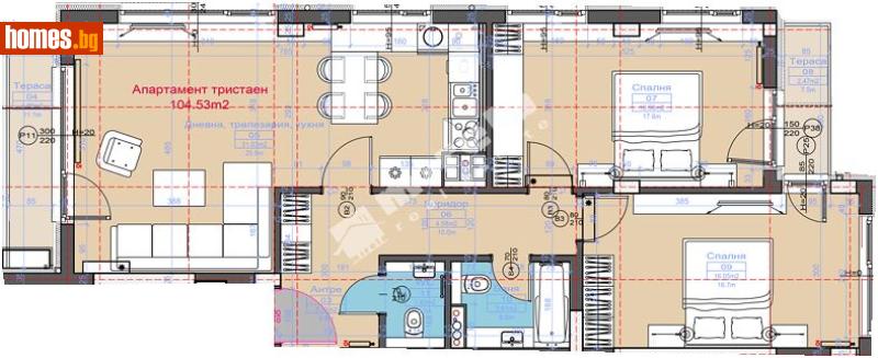 Тристаен, 117m² - Кв. Бояна, София - Апартамент за продажба - МИРЕЛА - 117172964