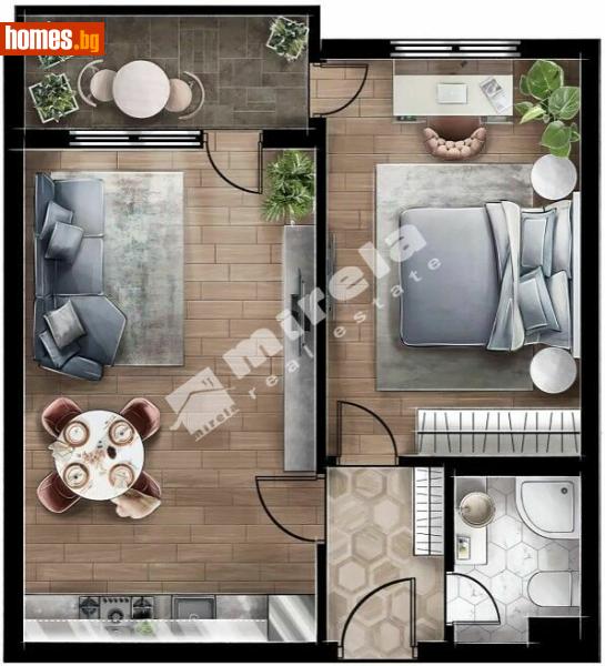 Двустаен, 65m² - София, София - град - Апартамент за продажба - МИРЕЛА - 117173016