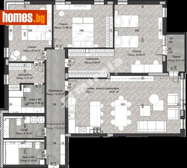 Четиристаен, 212m² - Апартамент за продажба - 117173169