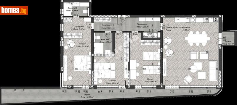 Четиристаен, 200m² - София, София - град - Апартамент за продажба - МИРЕЛА - 117173201