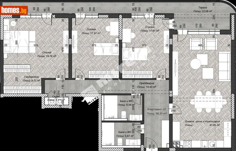 Четиристаен, 220m² - София, София - град - Апартамент за продажба - МИРЕЛА - 117173206