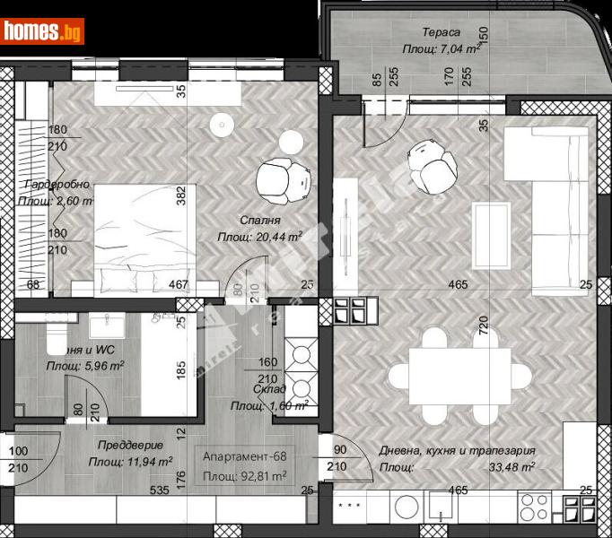 Двустаен, 109m² - София, София - град - Апартамент за продажба - МИРЕЛА - 117173211