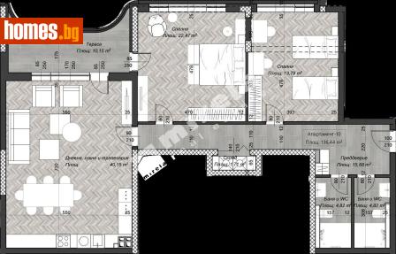 Тристаен, 161m² - Апартамент за продажба - 117173515