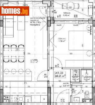 Двустаен, 84m² - Апартамент за продажба - 117173531