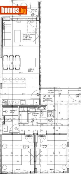 Тристаен, 117m² - София, София - град - Апартамент за продажба - МИРЕЛА - 117173556