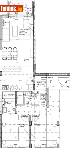 Тристаен, 114m² - София, София - град - Апартамент за продажба - МИРЕЛА - 117173614
