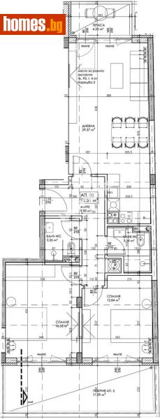 Тристаен, 112m² - София, София - град - Апартамент за продажба - МИРЕЛА - 117173624