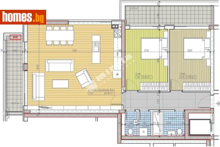 Тристаен, 151m² - Апартамент за продажба - 117174033