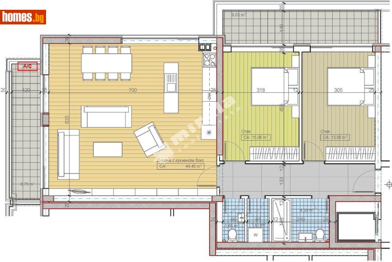 Тристаен, 151m² - София, София - град - Апартамент за продажба - МИРЕЛА - 117174033