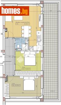 Тристаен, 124m² - Апартамент за продажба - 117174035
