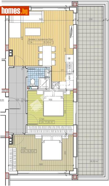 Тристаен, 124m² - София, София - град - Апартамент за продажба - МИРЕЛА - 117174035