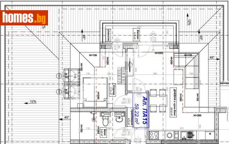 Двустаен, 69m² - Апартамент за продажба - 117174364