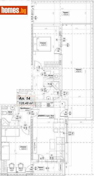 Тристаен, 123m² - София, София - град - Апартамент за продажба - МИРЕЛА - 117175108