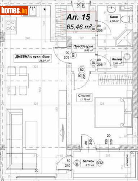Двустаен, 83m² - София, София - град - Апартамент за продажба - МИРЕЛА - 117175110