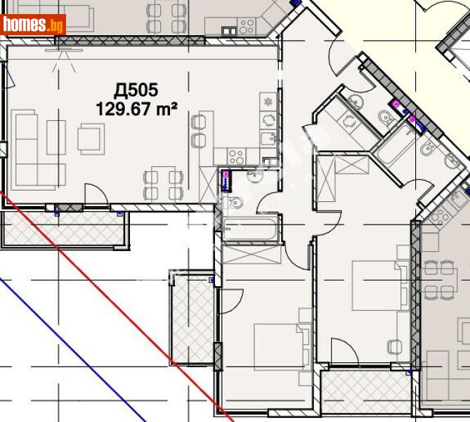 Тристаен, 154m² - Жк. Полигона, София - Апартамент за продажба - МИРЕЛА - 117175184
