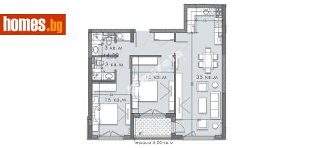 Тристаен, 115m² - Апартамент за продажба - 117175521