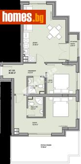Тристаен, 103m² - Апартамент за продажба - 117175635