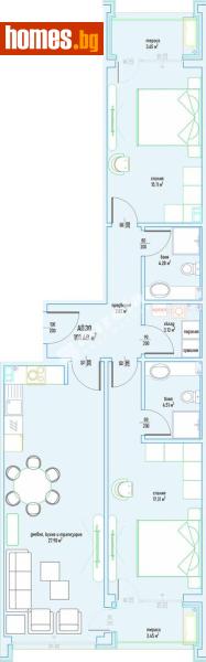 Тристаен, 125m² - Кв. Малинова Долина, София - Апартамент за продажба - МИРЕЛА - 117175646