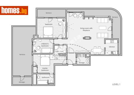 Четиристаен, 190m² - Апартамент за продажба - 117175650