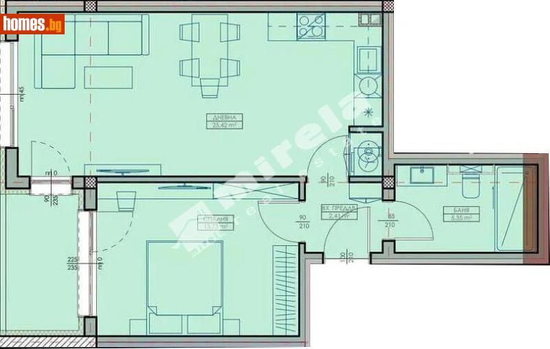 Двустаен, 71m² -  Кайсиева Градина, Варна - Апартамент за продажба - МИРЕЛА - 117188237