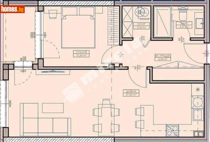 Двустаен, 72m² -  Кайсиева Градина, Варна - Апартамент за продажба - МИРЕЛА - 117188241