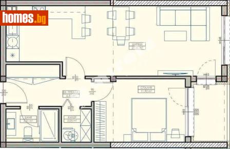 Двустаен, 77m² - Апартамент за продажба - 117188251