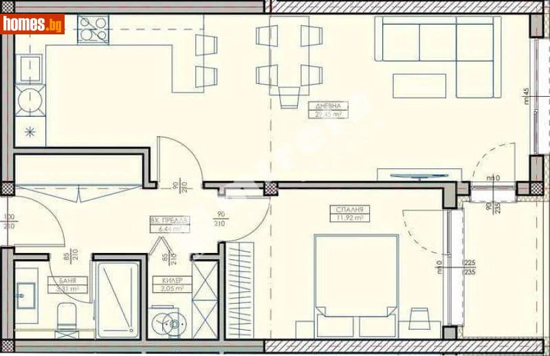 Двустаен, 77m² -  Кайсиева Градина, Варна - Апартамент за продажба - МИРЕЛА - 117188251