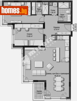 Тристаен, 140m² - Апартамент за продажба - 117205259