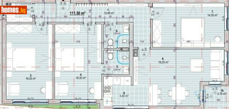 Многостаен, 137m² - София, София - град - Апартамент за продажба - Продиджи - 117211409