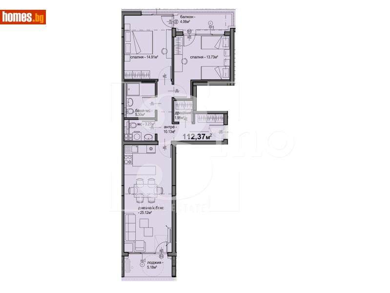 Тристаен, 112m² - Жк. Люлин 5, София - Апартамент за продажба - 3mo офис Амалтея - 117219278
